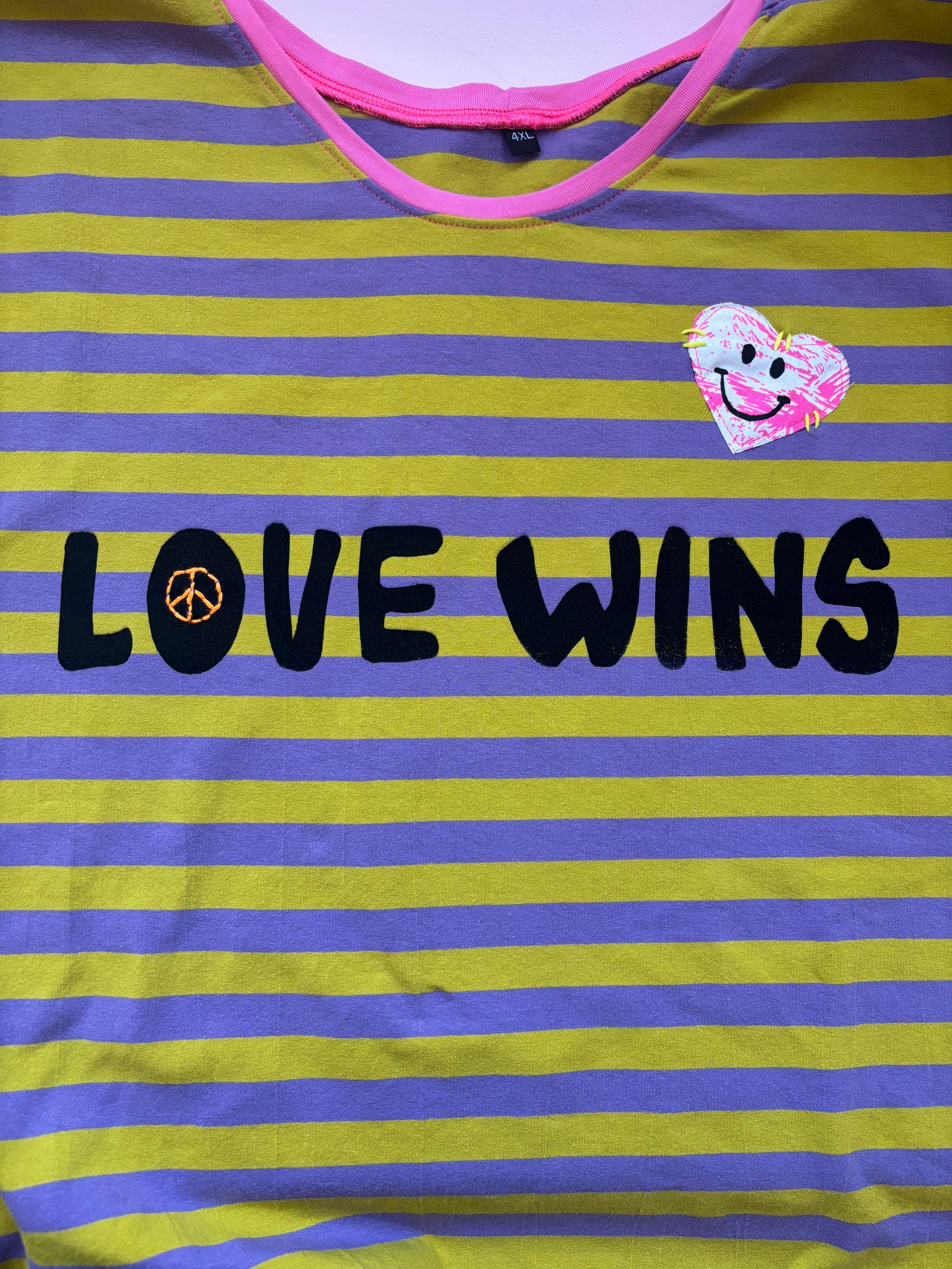 Love Wins Cropped Long-sleeve Top