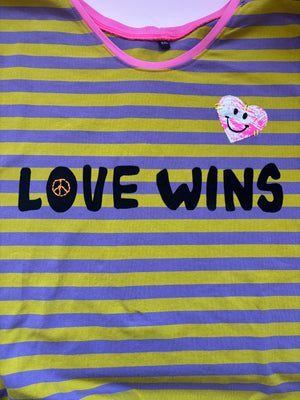 Love Wins Cropped Long-sleeve Top