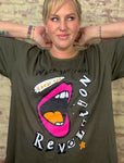 Revolution Tee -KHAKI