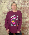 Revolution Tees -BURGUNDY